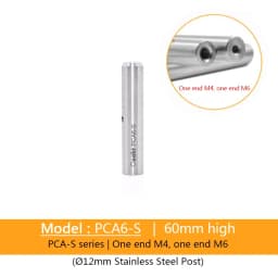 PCA-S/PCA-S1 Series Height 30-100mm Optional Stainless Steel Support Rod 12mm Lifting Adjustment Rod Optical Scientific Research