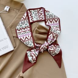 Korean green headband long small silk scarf for Women, Soft Comfort Elastic Headband, Workout Daily Casual Evening Gift Chic