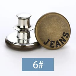 5/10/20Pcs Button Pins for Loose Jeans No Sew Instant Replacement Snap Tack Pant Button Adjustable Metal Pants Button Tightener