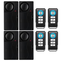 New 110dB Door And Window Vibration Alarm Wireless Anti-Theft Alarm With Remote Control Home Bicycle Security Burglar Alarm