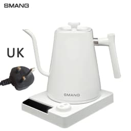 SMANG 1200W Gooseneck Electric Kettle 1L Temperature Control Coffee Kettle Pour Over Coffee Kettle Rapid Heating Kettle