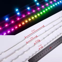 Green Black Wire Full Dream Color LED Strip String Fairy Lights WS2811 RGBIC Addressable Individually 5V Decorate Christmas Tree