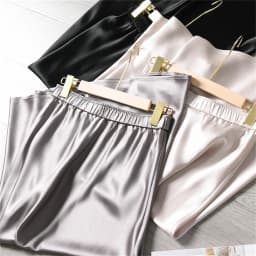 Solid Satin Long Skirts for Women 2026 Spring Summer Casual All-match Big Hem A Line Skirts High Waist Maxi Skirt Female Clothes
