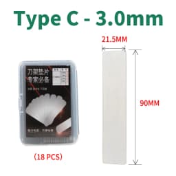 CNC Turning Tool Holder Shim Gasket Spacer Lathe 0.1mm 0.5mm 1.0mm 1.2mm 1.5mm Cutter Machine Tool Accessories