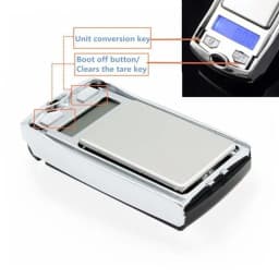 Electronic Scale Lightweight Car Key Shape Metal Accurate Digital Pocket Scale for Food