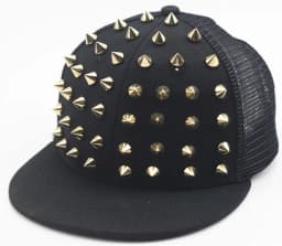 Men and Women's Rivet Flat Hat Punk Rock Hip Hop Stud Baseball Caps Y2K snapback cap outdoor gorras para hombres casquette homme