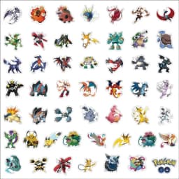 100Pcs Pokemon Stickers Set Waterproof for Cup Laptop Skateboard Decal Gift