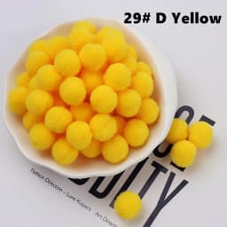 Mini Fluffy Soft Pom Poms 8/10/15/20/25/30mm Pompoms Ball Handmade Kids Toys Wedding Christmas Decor DIY Sewing Craft Supplies