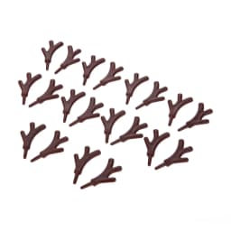20Pcs Mini Plastic Branch Antlers Staghorns Snowman's Hands DIY Ornament Christmas Festival Holiday Party Crafts Home Decoration