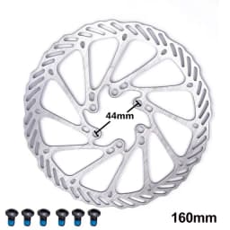 MTB Bicycle Brake Rotor 120 140 160 180 203mm 6 in Stainless Steel Hydraulic Brake Rotor MTB Road Bike Disc Brake With T25 Bolt