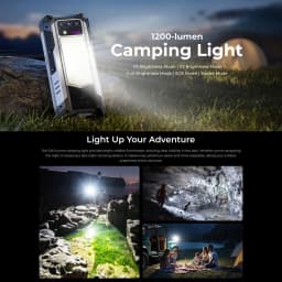 OUKITEL WP100 Plus Rugged Phone 6.8" FHD+ Display Android 16 12GB+512GB 33000mAh 64MP eSIM Camping Light NFC 4G Smartphone