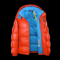 Prowow New men's white duck down down jacket with warm shiny surface short thick hooded jacket
