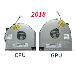 CPU GPU Laptop Cooling Fan For Lenovo Legion Y7000 2018 Y7000-1060 1050 Y530 Y530-15ICH DFS200105BR0T 4 wire