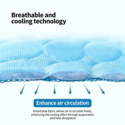 Pet Ice Silk Cool Sleeping Mat Multiple Sizes Breathable Heat Dissipation Non Slip Summer Rest Pad For Puppy Kitten