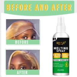GOIPLE Beginners Lace Wig Styling Products Long-Lasting Finishing Wax Stick and Edge Control Gel Wig Bonding Glue Small Size Kit