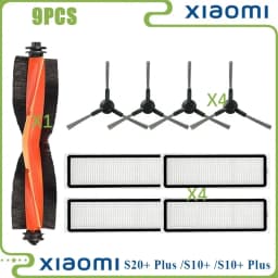For Xiaomi Robot Vacuum S20+ Plus B108GL/ S10+ Plus B105 Parts Main Roller Side Brush Hepa Filter Mop Cloth Accessories