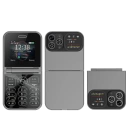 SERVO F15 MINI Flip Mobile Phone Dual SIM Standby Magic Voice Speed Dial Blacklist MP4 Player FM Radio 2G Button Fold Cellphones