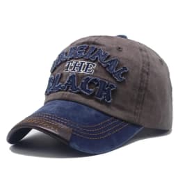 Unisex Vintage Baseball Cap Washed Cotton Hats For Men Women Casual BLACK Letter Embroidery Cap Outdoor Sports Cap
