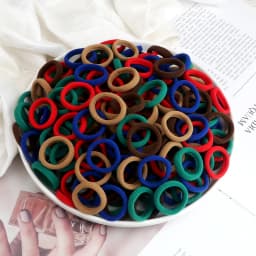 20-100Pcs Hairband Mixed Color Small Elastic Rubber Bands Hair Accessories For Woman Girls Kids Ponytail Holder Scrunchies Gifts