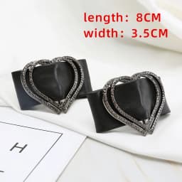Bow Metal Decorative Shoe Decora Flower DIY Self-adhesive Women's Shoes Leather High Heels Buckle Single Shoe Decorations Buckle