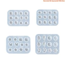 E06E Designs and Craft Supplies Unique Elegant Earrings with Versatile Silicone Mould for Jewelry Lovers Daily Use