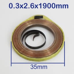 Flat Spiral Coil Constant Force Springs Various Sizes