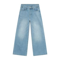 IEFB Summer Men's Denim Pants Old Blue Washed Male Jeans Straight Casual Menwear Loose Wide Leg Trousers New Fashion 9C354