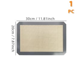 1PC, 2PCS Silicone Baking Mats for Oven, 2 Sizes 30/42cm, Non Stick & Heat Resistant Bakeware Sheets, for Cookie, Macaron, Bread