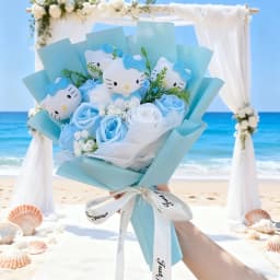 Sanrio Artificial Rose Bouquets and Hello Kitty Preserved Rose Bouquets Are Perfect for Home and Wedding Decorations