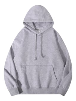 Solid Oversize Hoodies For Women Pocket Casual Loose Hooded Sweatshirt Woman Autumn Cotton Terry Hoodies Women Oversize Pullover