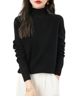 100% Merino Wool Sweater Women Wool Pullover Winter Sweater Warm Knitwear Wool Turtleneck Soft Wool Jumper Women Knit Sweater Au