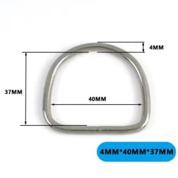 2/5Pcs 15-50mm Stainless Steel O D Ring Buckles Handbag Strap Connector Rings Leather Craft Clasp Carabiner Belt Hook Bag Parts