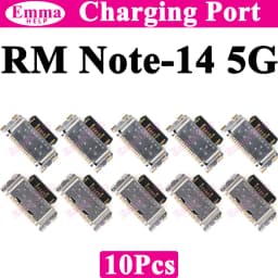 10Pcs Charging Port Connector USB for Xiaomi Redmi Note 11 12 13 Pro Plus 12s 11s 14Pro 4G 5G 12Pro Charge Dock Jack Socket Plug