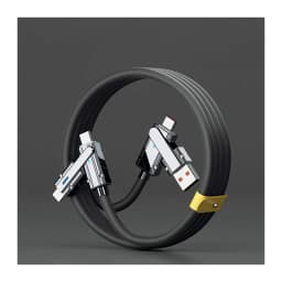 NNBILI 4 In 1 120W Type C to Type C IOS Cable 3 IN 1 PD 100W Fast Charging Data Cable for iPhone 11 12 13 14 Pro Max Samsung S24