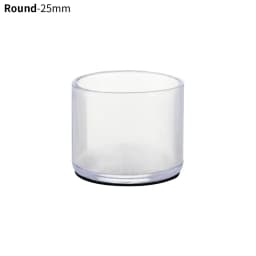 4 Pcs/Set Silicone Pads Transparent Table And Chair Leg PVC Caps Round Bottom Foot Cover Non-slip Furniture Floor Protector Pads