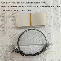 10pcs 200/300/400mm Impulse Sealer Heat Wire Element Strip Sealing Machine Heating Wire Heater Element