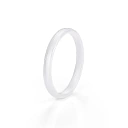 3mm Smooth Ceramic Rings For Women Men Colorful Waterproof Jewelry Minimalist Wedding Gift Never Fade Couple Ring Wholesale