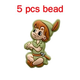 5pcs Silicone Pacifier Chain Cartoon Beads Baby DIY Care Nipple Chain Ornaments Parts