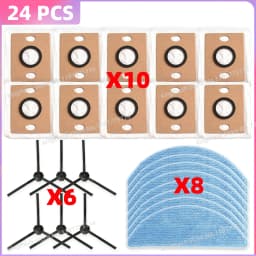 Fit For ( iLife V9 / V9 Pro / G9 / G9 Pro / A12 Pro ) Vacuum Parts Filter Side Brush Mop Cloth Dust Bag Replacement Accessories