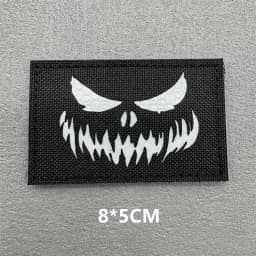 3D Tactical Patches IR Reflective Badge on Backpack Vest Clothing DIY Morale Tactical Badges Hook&Loop Laser Cut Supplies