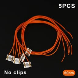 5Pcs 3.7V-7.4V Safety Balloon Copper Wire Ignite Cable Wire For Balloon Decorations Wedding Party Equipment 10/30/50cm