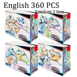 NEW 360PCS Card White Flare Black Bolt Prismatic SPARKS Scarlet Violet 151 English Booster Battle Transaction Gift