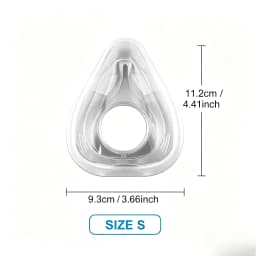 1PCS AirFit F20 Full Face Mask Silicone Replacement Pad Mask S/M/L Soft Seal Tight Fitting Full Face Mask Compatible