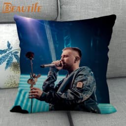 New Arrival Egor Kreed Pillowcase Bedroom Home Decorative Cover 45x45cm Square Zipper Pillow Cases Cotton Linen Fabric No Fade