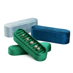 Velvet Ring Storage Box Earrings Tray High-end Display Tray Ring Earrings Jewelry Tray Wholesale