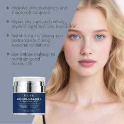 EELHOE Retinol Collagen Cream Wrinkle Remover Reduce Fine Lines Tighten Skin Firming Hyaluronic Acid Lifting Facial Moisturizer