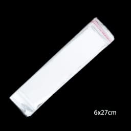 100pcs mix size Opp Self-Stick Hanging Transparent Packaging Bracelets Earrings Necklaces Gift Bags for Jewelry Box Package