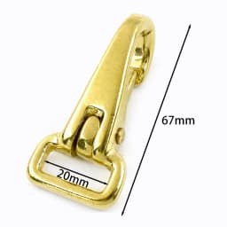 1-5Pcs Solid Brass Hook Buckle Carabiner Trigger Clip Snap Clasp Bag Strap Dog Collar Key Chain Buckles DIY Hardware Accessories
