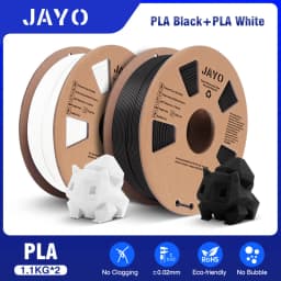 JAYO PLA/PETG/SILK/TPU/ABS 3D Printer Filament 1.75mm 2 Rolls 3D Printing Materials for 3D Printer Free Shippment