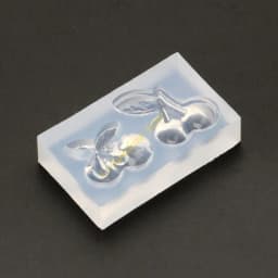 Resin Casting Mold Cherry Epoxy Resin Mold Casting Tool Hanging Ornament QX2F